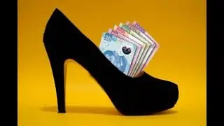 Magia prosperidad y abundancia billetes en los zapatos