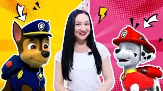 Игрушки ЩЕНЯЧИЙ ПАТРУЛЬ Гонщик и Маршал принесли подарок. День рождения Алины
