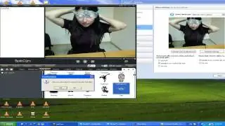 SplitCam Webcam Effect Video Light Glasses mask