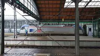 IC 56 Wawel směr Berlin hbf. odjíždí ze stanice Wroclaw Glowny 11.2.2022
