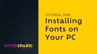 Word Template, Installing Fonts on PC