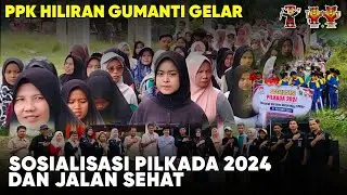 PPK Hiliran Gumanti Gelar Sosialisasi Pilkada 2024 Serta Jalan Santai