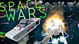 Small ships + Fighters are fun - Space Wars [Roblox]