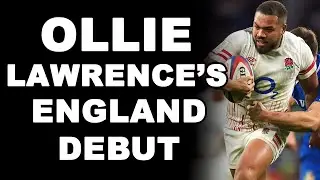 Ollie Lawrence's England Debut