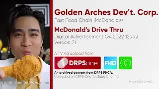 McDo Drive Thru Digital Ad Q4 2022 12s x2 (Philippines, Version 71) [HD/ST]
