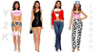 the sims 4: y2k lookbook | cc list