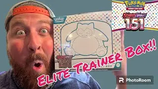 Opening Pokemon 151 Elite Trainer Box!!
