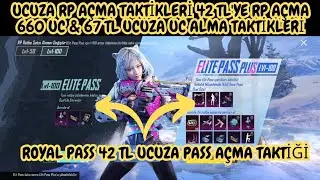 RP 42 TL 😱 UCUZA PASS AÇMA TAKTİĞİ | RP İNDİRİM KUPONU NASIL ALINIR | 660 UC 67 TL | PUBG MOBİLE