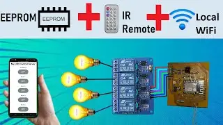 NODEMCU ESP8266 Home Automation with EEPROM | How to make wifi switch ESP8266 #diy  #homeautomation