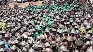 MHE. RAIS DKT. SAMIA AKIFUNGA ZOEZI LA MEDANI KATIKA KUADHIMISHA MIAKA 60 YA JWTZ, MSATA-PWANI
