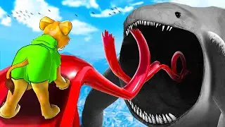Do NOT Go Down SEA EATER waterslide... (Garry's Mod Sandbox)