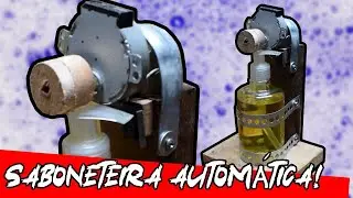 Como fazer saboneteira automática! #FiqueEmCasa e Lave As Mãos #Comigo