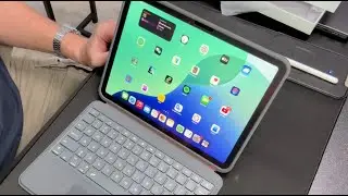 DMYWB iPad Keyboard Case A16 – Magnetic Detachable Backlit Keyboard with Touchpad for iPad Air