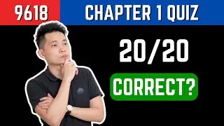 Rapid Quiz on 9618 Chapter 1 Information Representation