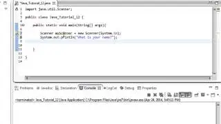 Beginner Java Tutorial #12: Using Scanner in Java (Getting User Input)
