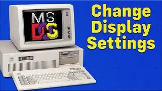 The Secret for Enjoyable MS-DOS Experience: Changing Display Settings