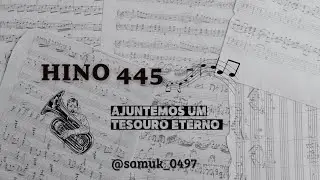 Hino 445 H5- Ajuntemos um tesouro eterno 🙌🏾❤️ #tuba #ensaio #baixo #orquestra #ccb #viral #fypシ