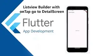 Listview Builder with onTap go to DetailScreen