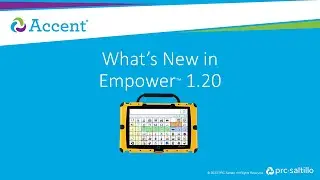 What's New Accent Empower 1.20