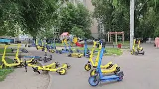 прогулка от Момышулы по Толе би до Саина в Алматы