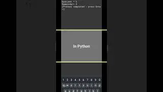 #finding quotient, remainder in both c and python (division)#programming#shorts