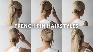 Easy French Pin Tutorial ❤️ French Twist, Updo & Half Up Hairstyles