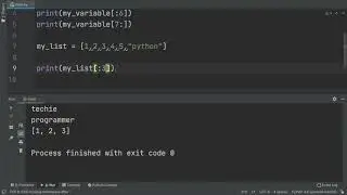 String Slicing and dictionary Accessing of Python Data types With notes | Techie Programmer