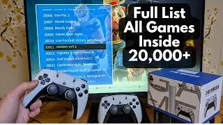 All Games List on M15 Plus 4K Game Stick Console ( Full List of 20,000+ Games Inside)