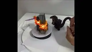 Eggmon Plus Shin Godzilla Awakening DX with mini LEDs