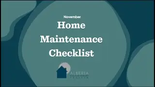 November Home Maintenance Checklist 2023 | ANHWP
