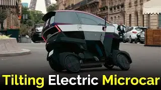 Ride Smart with a Tilting Electric Microcar