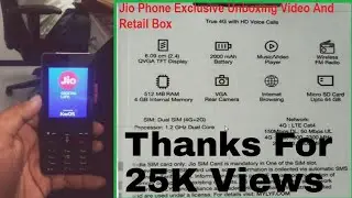 Jio Phone Exclusive Unboxing Video And Retail Box | All Features Of The Jio Phone