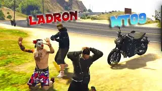 Me ROBARON mi NUEVA MT09  😭 GTA5 RP