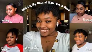 Wearing Different Natural Hairstyles To School For A Week 2020