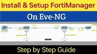 Day-01 | NSE5 |  How to Install & Setup FortiManager on EVE-NG | FortiManager Tutorial