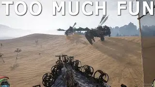 Last Oasis - Raiding Two Walkers (high speed chase)