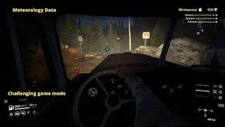 SnowRunner - Прохождение доп. Состязания ( Метеоданные ) Michigan USA - Challenging game mode