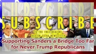 Supporting Sanders a Bridge Too Far for Never Trump Republicans
