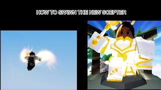 HOW TO SPAWN THE NEW SCEPTER (ROBLOX BEDWARS)