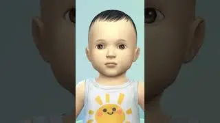 Sims 4 male Infants default faces...🎭 #shorts #sims4
