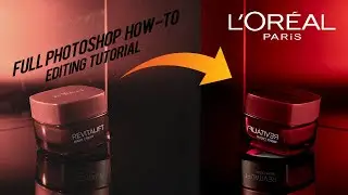 Product Photography | FREE Photoshop Tutorial | Compositing in Photoshop | Loreal RevitaLife