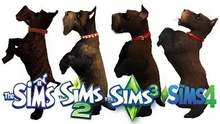 ♦ Sims vs Sims 2 vs Sims 3 vs Sims 4 : Dogs (Part 2)