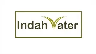 Photoshop CC 2018 | | Indah Water Logo Design | |  Malaysian Company