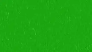 Rain effect green screen