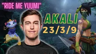 DAMONTE gets a 20 BOMB on Akali in Masters!! Assassins only to Challenger!
