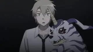 Matt Threatens Them With A Digi-Spanking - Digimon Adventure Tri
