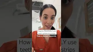 teeth whitening strips hack *not an ad #shortsvideo #shorts #dentalcare
