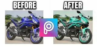 CARA EDIT MENGUBAH WARNA MOTOR DENGAN WARNA YANG LAINNYA