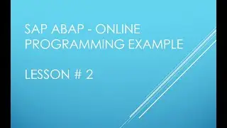 SAP ABAP Module pool programming / Screen Programming  | Calculating Average project | Example