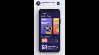 Flutter UI Online Course App 
